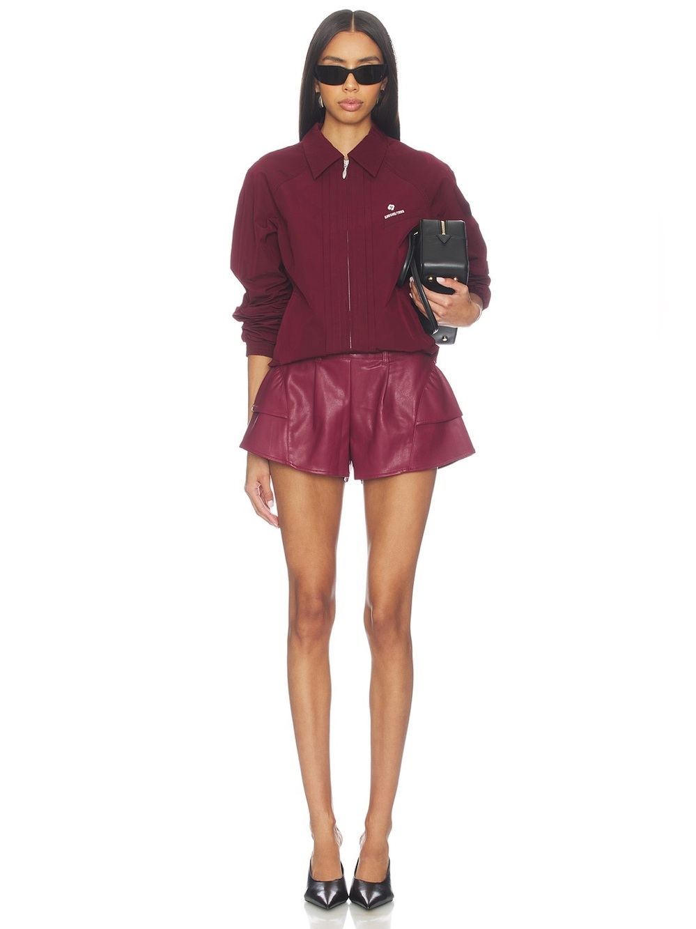 Free People Stardust Faux Leather Shorts - Picture 5 of 5